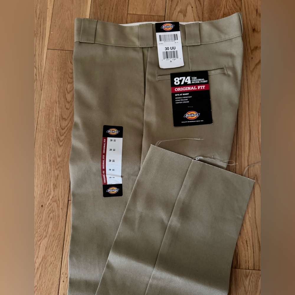 Dickies 874 the original work pant, 30 UU (unhemmed for custom length)